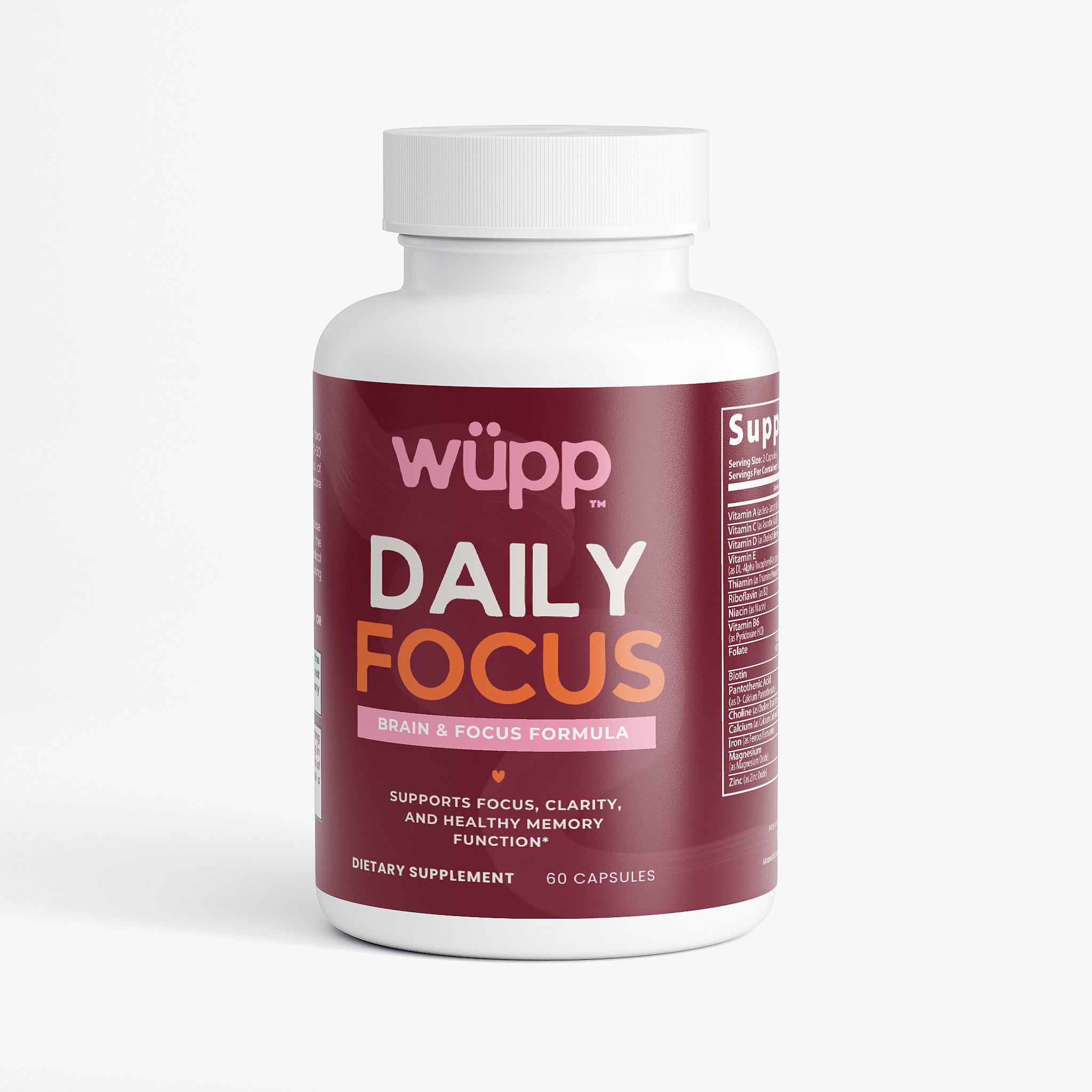 VitaBlum Daily Focus & Brain Formula Capsules