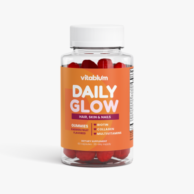 VitaBlum Daily Glow Hair, Skin & Nails Gummies